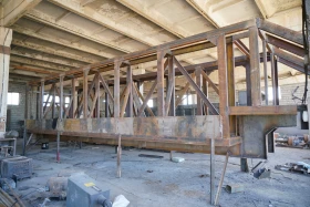 Түркістандағы Қарабұлақ ауылында жүк көліктері тіркемесі құрастырылады - фото 9