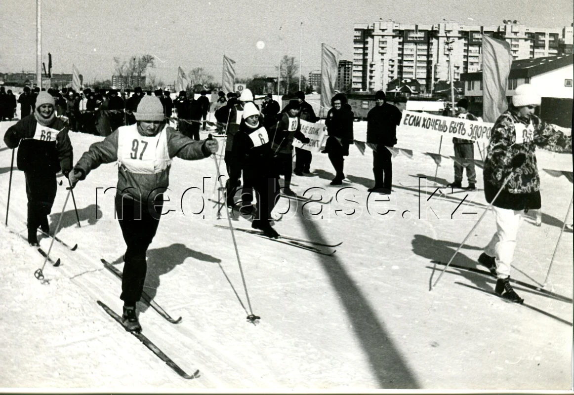 Астана қаласының мекемелері арасында шаңғы жарыстары - фото 1