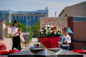 Алматылықтар Жеңістің 79 жылдығын тойлады - фото 19