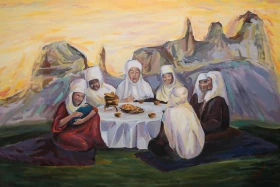 Астанада жас суретшілердің туындыларының көрмесі өтті - фото 4