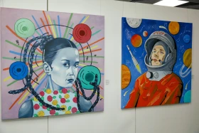 Астанада жас суретшілердің туындыларының көрмесі өтті - фото 6