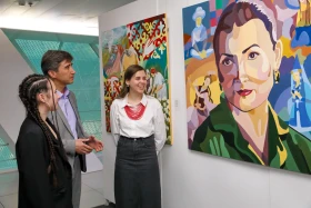 Астанада жас суретшілердің туындыларының көрмесі өтті - фото 16