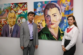 Астанада жас суретшілердің туындыларының көрмесі өтті - фото 24