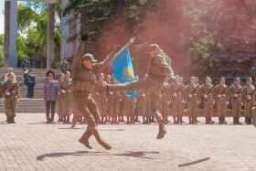 Мемлекеттік күзет қызметі сарбаздары әскери ант қабылдады - фото 6