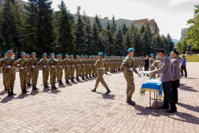 Мемлекеттік күзет қызметі сарбаздары әскери ант қабылдады - фото 15