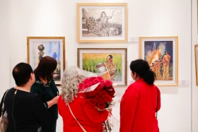 «Біріктіруші өнер: «Қазақстан-Үндістан» көрмесі - фото 23