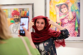 «Біріктіруші өнер: «Қазақстан-Үндістан» көрмесі - фото 32