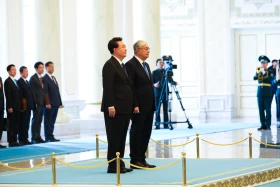 Қасым-Жомарт Тоқаев Ақордада Корея Республикасының Президенті Юн Сок Ёльді қарсы алды - фото 3