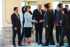 Қасым-Жомарт Тоқаев Ақордада Корея Республикасының Президенті Юн Сок Ёльді қарсы алды - фото 4