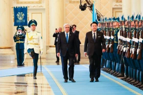 Қасым-Жомарт Тоқаев Ақордада Корея Республикасының Президенті Юн Сок Ёльді қарсы алды - фото 5