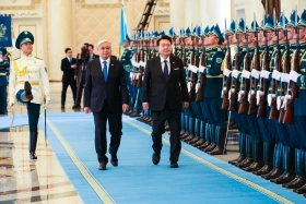 Қасым-Жомарт Тоқаев Ақордада Корея Республикасының Президенті Юн Сок Ёльді қарсы алды - фото 9