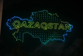 Астанада дрондар шоуын 100 мыңнан астам адам тамашалады - фото 1