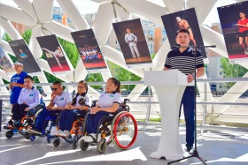 В Астане открылась выставка, посвященная паралимпийцам - фото 11