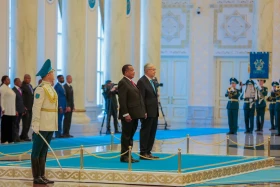 Kassym-Jomart Tokayev met with the President of Congo, Denis Sassou-Nguesso, in Akorda. - photo 6