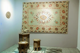 Астанада өзбек өнерінің көрмесі ашылды - фото 19