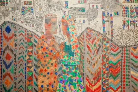 Астанада өзбек өнерінің көрмесі ашылды - фото 22