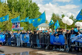 Астаналықтар Олимпиада жүлдегері Нұрбек Оралбайды қарсы алды - фото 12