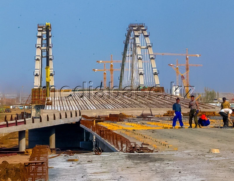 Астанадағы Арқар көпірінің құрылысы - фото 1