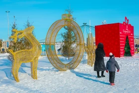 Астанадағы жаңа жылдық көңіл-күй - фото 23