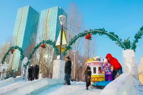 Астанадағы жаңа жылдық көңіл-күй - фото 24