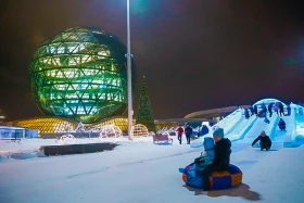 Астанадағы жаңа жылдық көңіл-күй - фото 26