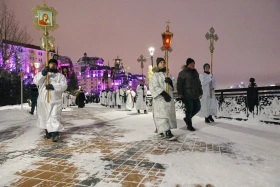 Крещенские купания в Астане в 2020 году - фото 1