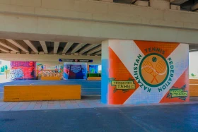 Астанадағы Арқар көпірінің астындағы өнер кеңістігі - фото 10