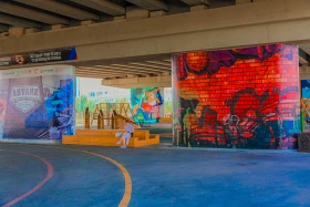 Астанадағы Арқар көпірінің астындағы өнер кеңістігі - фото 13