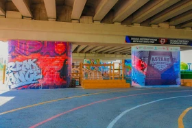 Астанадағы Арқар көпірінің астындағы өнер кеңістігі - фото 15