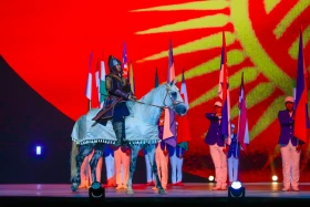 В Астане стартовала церемония открытия V Всемирных игр кочевников - фото 10