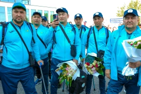 Паралимпиада ойындарының жеңімпаздары мен жүлдегерлері елге оралды - фото 11