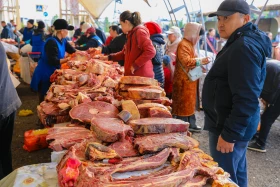 An agricultural fair of Abai and Kyzylorda regions is taking place in Astana - photo 7
