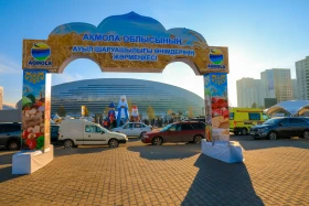 Астанадағы Ақмола облысының ауыл шаруашылығы жәрмеңкесі - фото 1