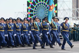 АСТАНАДАҒЫ ӘУЕ ПАРАДЫ: Әскери ұшқыштар асқан шеберлік үлгісін көрсетті - фото 60