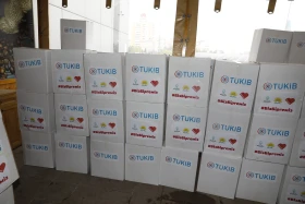 Елордалық мыңдаған балаға әлеуметтік көмек және маскалар тарату - фото 12