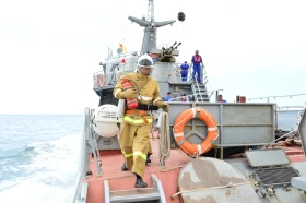 Семинарға қатысушылар кемелердегі төтенше жағдайларда сыналды - фото 4