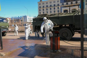 Covid-19: Елордада дезинфекция қалай жүргізіледі - фото 15