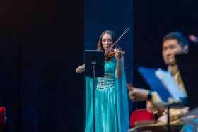 Әлемге әйгілі скрипкашы-виртуоз Марат Бисенғалиев Астанада эксперименттік концерт өткізді - фото 9