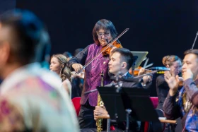 Әлемге әйгілі скрипкашы-виртуоз Марат Бисенғалиев Астанада эксперименттік концерт өткізді - фото 11