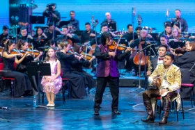 Әлемге әйгілі скрипкашы-виртуоз Марат Бисенғалиев Астанада эксперименттік концерт өткізді - фото 17