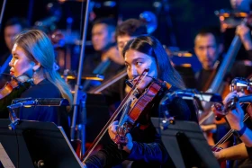 Әлемге әйгілі скрипкашы-виртуоз Марат Бисенғалиев Астанада эксперименттік концерт өткізді - фото 19