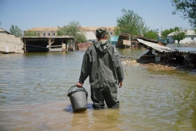 Жетісай ауданындағы су тасқыны - фото 17