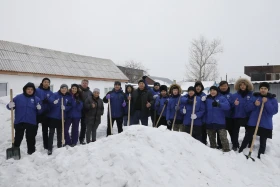 «Біз біргеміз» еріктілерінің қарды жинауы - фото 4