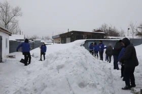 «Біз біргеміз» еріктілерінің қарды жинауы - фото 5