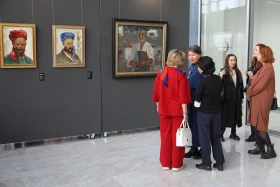 Астанада Орталық Азия өнер көрмесі өтті - фото 47