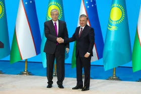 President of Kazakhstan Kassym-Jomart Tokayev arrived in Uzbekistan on an official visit. - photo 1