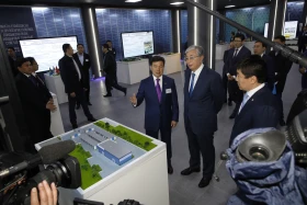 President of Kazakhstan Kassym-Jomart Tokayev visited Almaty Development Plan in Almaty - photo 3