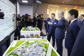 President of Kazakhstan Kassym-Jomart Tokayev visited Almaty Development Plan in Almaty - photo 6