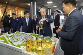 President of Kazakhstan Kassym-Jomart Tokayev visited Almaty Development Plan in Almaty - photo 7