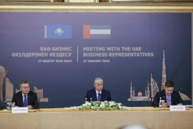 Мемлекет басшысы Біріккен Араб Әмірліктерінің бизнес-топтары өкілдерінің қатысуымен өткен дөңгелек үстелде сөз сөйледі - фото 5